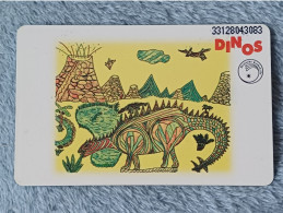 GERMANY-1019 - O 0528C 93 - Deutsche Krebshilfe - Kinder Malen Dinosaurier 3 - DINOAURS - 5.000ex. - K-Series: Kundenserie