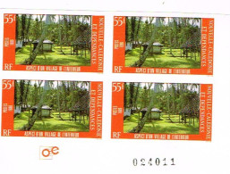 Nouvelle Caledonie Caledonia Timbre NON DENTELE  NEUF YT 515 PAYSAGE VILLAGE BROUSSE TRIBU KANAK - Unused Stamps