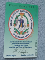GERMANY-0123 - K 0362 94 - 1. Gesamtdeutsches Bundestrachten-Treffen In Wechmar - 4.000ex. - K-Series: Kundenserie