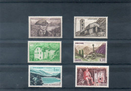 NE - Andorre - 5 - 6 Timbres Neufs Avec Trace Charnière Légère - Colecciones