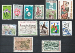 NE - Andorre - 8 - Lot De 13 Timbres Neufs ** Entre 1974 Et 1979 - Colecciones