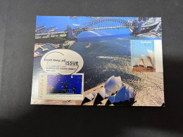 2-11-2023 (1 V 8) Sydney Opera House Celebrate The 50th Anniversary Of It's Opening (20 October 2023) Maxicard With P/m - Cartes-Maximum (CM)