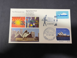 2-11-2023 (1 V 8) Sydney Opera House Celebrate The 50th Anniversary Of It's Opening (20 October 2023) 1973 + 2023 P/m - Cartes-Maximum (CM)