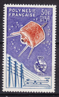 French Polynesia Polinesie 1965 Satellite Mi#44 Mint Hinged - Neufs