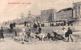 BLANKENBERGE-Blankenberghe-Belgie-Belgique - Flandern-Sur La Plage- Edition V.G Bruxelles 10 - Blankenberge