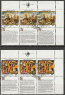 UNO New York 1993 MiNr.651 - 652 O Gestempelt Allgemeine Erklärung Der Menschenrechte ( D6103)Versand 1,00€-1,20€ - Used Stamps