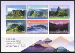 HONG KONG New *** 2023 Mountain,Hill, Landscape ,Lion Rock, Dragon Back,Lantan,Sharp Peak, 6v Stamps, SELF MNH (**) - Storia Postale