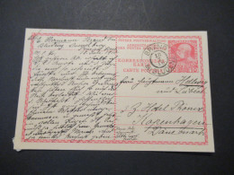 Österreich 1910 Auslands PK Nach Kopenhagen Z.Zt. Hotel Phönix Mit Viel Inhalt!! Stempel Brand Bei Bludenz - Postcards