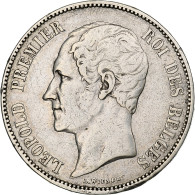 Belgique, Leopold I, 5 Francs, 5 Frank, 1850, Argent, TB+, KM:17 - 5 Francs