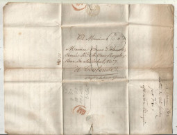 Lettre, Préphilatélie, Précurseurs XIX E Siècle, 1832, BETHUNE à Toulouse, 3 Scans - 1801-1848: Vorläufer XIX