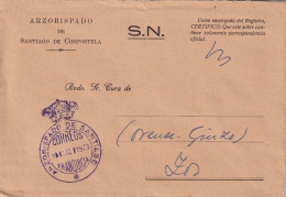 FRANQUICIA  ARZOBISPO DE SANTIAGO  1973 - Franquicia Postal