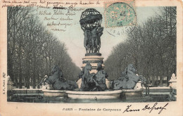 FRANCE - Paris - Fontaine De Carpeaux - Colorisé - Carte Postale Ancienne - Autres Monuments, édifices