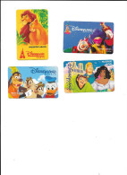 Lot De 4 Passeports Disney - Passaporti  Disney