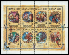 Ghana 1992 - Mi-Nr. 1712-1719 ** - MNH - Schiffe / Ships - Columbus - Ghana (1957-...)