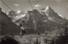 SUISSE - Bern - Grindelwald, Die Firstbahn Mit Fiescherhörner, Eiger U Silberhorn - Carte Postale Ancienne - Berna