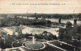 FRANCE - Paris - Le Jardin Des Tuileries - Vue Générale - G.M - Carte Postale Ancienne - Parcs, Jardins