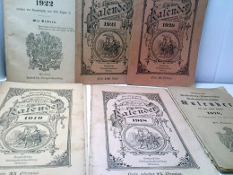 Konvolut: 6 Hefte (diverse Jahrgänge) Großherzoglich Mecklenburg-Schwerinscher Und Mecklenburg Strelitzscher K - Calendari