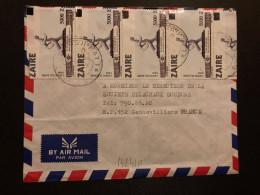 LETTRE Par Avion Pour La FRANCE TP TOURISME 5000 Z Bande De 5 OBL.9 10 92 - Lettres & Documents