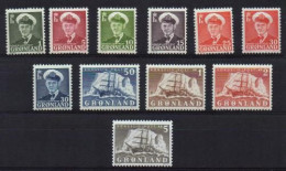 Groenlandia Nº 19/27. - Unused Stamps