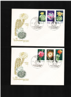 Germania Est-ddr - 1970 2 Fdc  KAKTEEN - CACTUS - 1950-1970