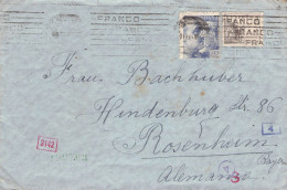 SPAIN - MAIL CENSOR BARCELONA - ROSENHEIM/DE / 1269 - Briefe U. Dokumente