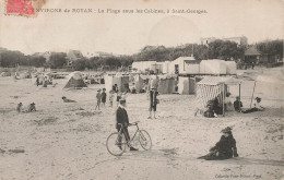 St Georges De Didonne * Environs De Royan * La Plage Sous Les Cabines De Bain - Saint-Georges-de-Didonne