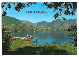 VISTA PARCIAL DEL LAGO / PARTIAL VIEW OF THE LAKE.- LAGO DE SANABRIA.- PUEBLA DE SANABRIA.- ZAMORA.- ( ESPAÑA ). - Zamora