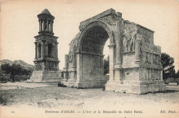 FRANCE - Environ D'Arles - L'Arc Et Le Mausolée De Saint Remi - Carte Postale Ancienne - Arles