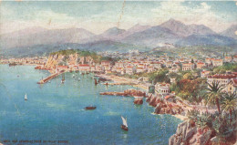 FRANCE - Nice - Vue Générale Sur Le Port Et La Ville Prise Du Mont Boron - Colorisé - Carte Postale Ancienne - Viste Panoramiche, Panorama