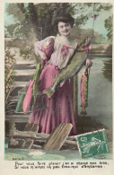 FÊTES - VOEUX - 1er Avril -(6)  -Poisson- Femme - 1 April (aprilvis)