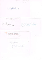 JEUX OLYMPIQUES - AUTOGRAPHES DE MEDAILLES OLYMPIQUES - CONCURRENTS DE TCHECOSLOVAQUIE - - Autogramme