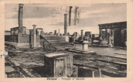 ITALIE - Pompei - Temple D'Apollon - Carte Postale Ancienne - Pompei