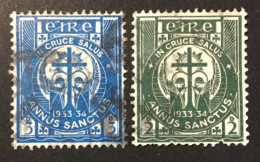 1933 Ireland - Annus Sanctus - Holy Year - Used - Usati