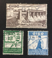 1930 /34 Eire  Ireland - Sport Hurling, Royal Dublin Society, Shannon Hydro Electric Scheme - Used - Used Stamps