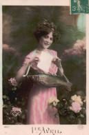 FÊTES - VOEUX - 1er Avril -(6)  -Poisson- Femme - 1 April (aprilvis)