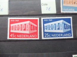 Europa  893/894 Mnh Neuf ** Année 1969 Nederland Pays Bas - 1969