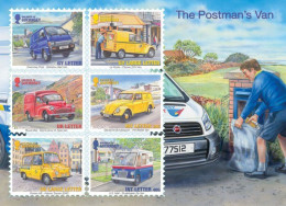 Guernsey Great Britain 2013 Europa CEPT Postmans Van Cars Block Of 6 Stamps Mint - 2013