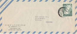 Argentina Air Mail Cover Sent To Denmark 23-1-1958 Single Franked - Luftpost