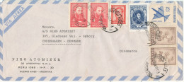 Argentina Air Mail Cover Sent To Denmark 2-11-1969 With More Stamps - Poste Aérienne