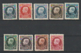 België OCB 211 / 219 * MH - 1921-1925 Small Montenez