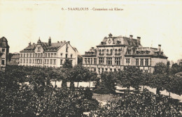 Saarlouis Gymnasium Mit Kloster Saarland 1924 Used Real Photo Postcard. French "Poste Aux Armees 219" Postmark - Kreis Saarlouis