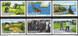 Guernsey Guernesey  Cept 2007 Yvertn° 1140-1145 *** MNH Scoutisme - Guernesey