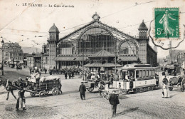 - 76 - LE HAVRE. - La Gare D'arrivée - Scan Verso - Cpa En L'état - - Station
