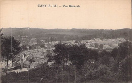 CPA FRANCE 76 SEINE MARITIME CANY VUE GENERALE DOS DIVISE NON ECRIT - Cany Barville