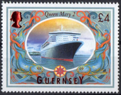 Guernsey Guernesey 2005 Yvertn° 1062 *** MNH Cote 15 € Bateau Queen Mary 2 - Guernesey