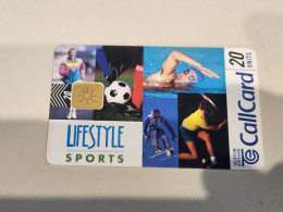 IRELAND-(IE-EIR-A-0043A)-Lifestyle Sports 1997-(4)-(20units)-(0000725727)-(2/1997)-used Card+1card Prepiad Free - Irlande