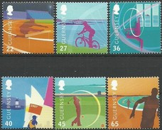 Guernsey Guernesey  2003 Yvertn° 970-75 *** MNH Cote 12,50 Euro Sport - Guernesey
