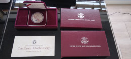 USA - Coffret Pièce 1 $ Olympic 1988  Silver Proof - Collections