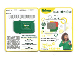 MADAGASCAR MADAGASKAR  Carte SIM NEUVE 5G 2022 /  MALAGASY NEW SIM Card TELMA MADAGASCAR - Madagascar