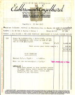 FACTURE.16.ANGOULEME.FABRIQUE DE CARTONNAGES PHARMACEUTIQUES.IMPRIMERIE.TYPO.LITTHO.Ets.ENGELHARD 65 RUE DE  BEL AIR - Imprenta & Papelería